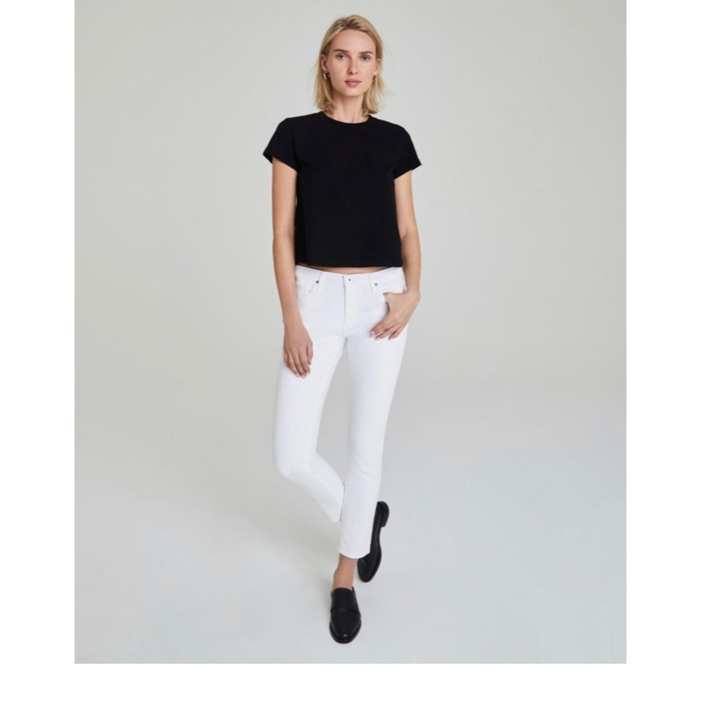 AG Prima Ankle Cigarette Jean in white
